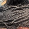 Long Rich Brown Velvet Pinch Pleat Single Second-Hand Curtain W110 D298 - Image 2
