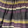 Thick Horizontal Multi-stripe Single Second-Hand Curtain W196 D232 - Image 5