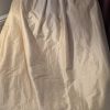 Lovely Apricot Silk Pencil Pleat Second-hand Curtains with Valance W227 D234 - 2 Pairs Available - Image 3