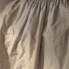 Lovely Apricot Silk Pencil Pleat Second-hand Curtains with Valance W227 D234 - 2 Pairs Available - Image 5