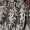 Lovely Extra Wide Blue/Grey Triple Pinch Pleat Second-Hand Curtains W372 D243 - Image 5