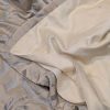 Cream & Silver Contemporary Pinch Pleat Second-hand Curtains W188 D236 - 6 Pairs Available - Image 4