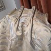Cream & Silver Contemporary Pinch Pleat Second-hand Curtains W188 D236 - 6 Pairs Available - Image 6