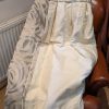 Cream & Silver Contemporary Pinch Pleat Second-hand Curtains W188 D236 - 6 Pairs Available - Image 7