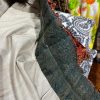 2 Pairs Superb Antique Burnt Orange Cut Velvet Second-Hand Curtains - W154 D257 - Image 3