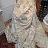 Fab Sanderson 'Aqua' Damask Pinch Pleat Second-hand Curtains - 2 Pairs Available