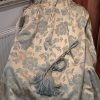 Fab Sanderson 'Aqua' Damask Pinch Pleat Second-hand Curtains - 2 Pairs Available - Image 3