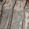 Fab Sanderson 'Aqua' Damask Pinch Pleat Second-hand Curtains - 2 Pairs Available - Image 6