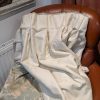 Fab Sanderson 'Aqua' Damask Pinch Pleat Second-hand Curtains - 2 Pairs Available - Image 7
