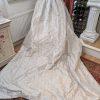 Lovely Grey and Silver Goblet Pleat Second-Hand Curtains - 2 Pairs Available