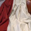 Great Value Red Pinch Pleat Second-Hand Curtains W208 D230 - Image 7