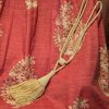 Red & Gold Harlequin 'Kali' Pinch Pleat Second-Hand Curtains - Up to 3 Pairs Available - Image 4