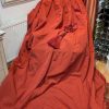 Great Value Red Pinch Pleat Second-Hand Curtains W208 D230
