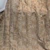 Wide Light Brown Chenille Pinch Pleat Second-Hand Curtains W380 D220 - Image 2