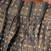 Extra Wide Dark Brown Silk Pinch Pleat Second-Hand Curtains W376 D236 - Image 5
