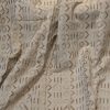 Very Wide Cream Chenille Pinch Pleat Second-Hand Curtains W376 D236 - Image 2