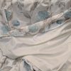 Single Vintage Laura Ashley 'Hydrangea' Second-Hand Curtain W165 D218 - Image 4