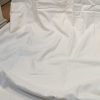 Fab Long Cream Rose Uniacke Linen Second-Hand Curtains with Interlining W193 D272 - 2 Pairs Available - Image 2