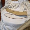 Extra Wide Mid-Brown Cord Vintage Pencil Pleat Second-Hand Curtains W525 D234 - Image 11
