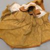Extra Wide Mid-Brown Cord Vintage Pencil Pleat Second-Hand Curtains W525 D234 - Image 12