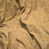 Extra Wide Mid-Brown Cord Vintage Pencil Pleat Second-Hand Curtains W525 D234 - Image 6
