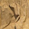 Extra Wide Mid-Brown Cord Vintage Pencil Pleat Second-Hand Curtains W525 D234 - Image 8