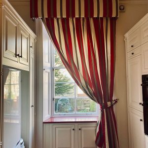Single Long and Wide Sateen Pencil Pleat Second-Hand Curtain W137 D300