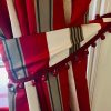 Single Long and Wide Sateen Pencil Pleat Second-Hand Curtain W137 D300 - Image 2