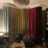 Fab Chenille Multi-Colour Pinch Pleat Second-hand Curtains W401 D277