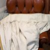 Fab Chenille Multi-Colour Pinch Pleat Second-hand Curtains W401 D277 - Image 9