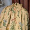 Great Value Vintage Yellow with Flowers Pinch Pleat Second-hand Curtains W270 D256 - Image 6