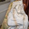 Great Value Vintage Yellow with Flowers Pinch Pleat Second-hand Curtains W270 D256 - Image 7
