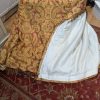 Lovely Red and Gold Vintage Pinch Pleat Second-Hand Curtains - W315 D224 - Image 4