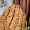 Lovely Red and Gold Vintage Pinch Pleat Second-Hand Curtains - W315 D224 - Image 6