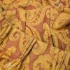 Lovely Red and Gold Vintage Pinch Pleat Second-Hand Curtains - W315 D224 - Image 8