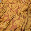 Lovely Red and Gold Vintage Pinch Pleat Second-Hand Curtains - W315 D224 - Image 9