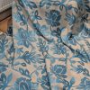 Laura Ashley Ellington Teal Jacquard Second-Hand Curtains W188 D270 - 2 identical Pairs Available - Image 2