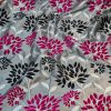 Fine Grey Leaf Pattern Pencil Pleat Second-Hand Curtains W165 D293 - Image 7
