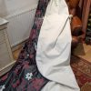 Black and Red Leaf Pattern Pencil Pleat Second-Hand Curtains W200 D297 - Image 5