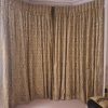 Floria Palm Extra Wide Pinch Pleat Second-Hand Curtains W346 D284 - Image 11