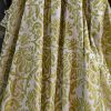 Floria Palm Extra Wide Pinch Pleat Second-Hand Curtains W346 D284 - Image 3