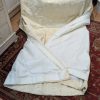 Light Gold Damask Style Pinch Pleat Second-Hand Curtains W220 D253 - Image 5
