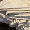 Light Gold Damask Style Pinch Pleat Second-Hand Curtains W220 D253 - Image 9