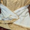 Gold Damask Second-Hand Curtains with an Attached Valance W250 D234 - Image 4