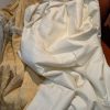 Gold Damask Second-Hand Curtains with an Attached Valance W250 D234 - Image 6