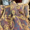 Stunning Wide Mulberry Goblet Pleat Second-Hand Curtains W406 D290 - Image 11