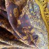 Stunning Wide Mulberry Goblet Pleat Second-Hand Curtains W406 D290 - Image 14