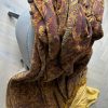 Stunning Wide Mulberry Goblet Pleat Second-Hand Curtains W406 D290 - Image 4