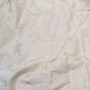 Five Pairs of Cream Damask Pinch Pleat Second-Hand Curtains - Image 3