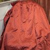 Terracotta Pencil Pleat Interlined Second-Hand Curtains W317 D262 - Image 4